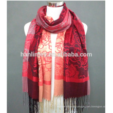 Lady Silk Wrap Jacquard Turkish Shawl